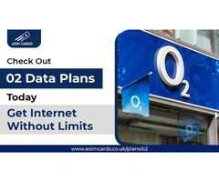 Explore UK & Europe with O2 Unlimited eSIM Data