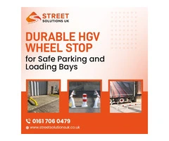 Durable HGV Wheel Stop for Safe Parking and Loading Bays