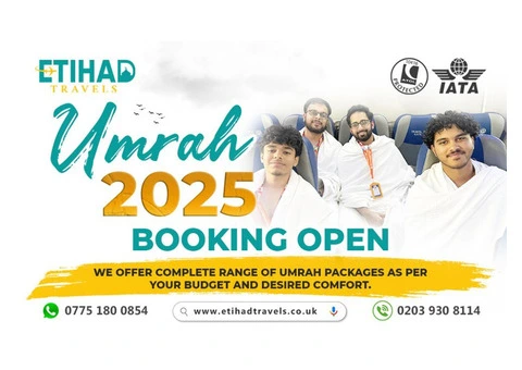 Umrah Packages 2025 | Avail Best Offers from Etihad Travels