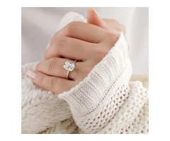 2ct Oval & Pear Trilogy Engagement Rings | Lab-Grown Diamonds London