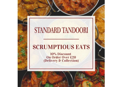 10% Discount On Order Over £20 (Delivery & Collection)