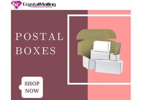 Buy 4x3x2 Box – White Postal Gift Boxes | Crystal Mailing