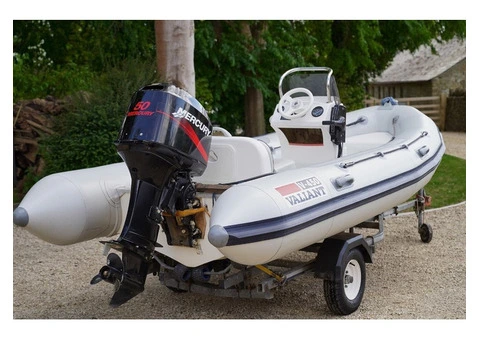 Valiant RIB 4.5M, inflatable boat 50hp Mercury + trailer - 1/6