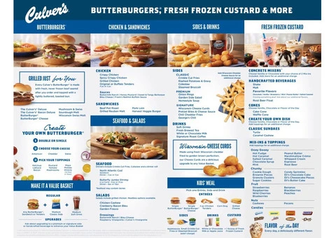 Craving Comfort? Discover Culver’s Menu Favorites Today