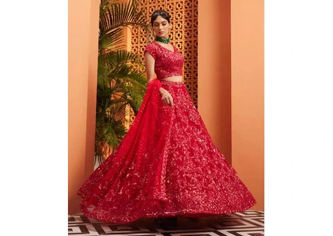 Explore Kalighata Bridal Lehengas Online – Shop Now at Muzai - 2/3