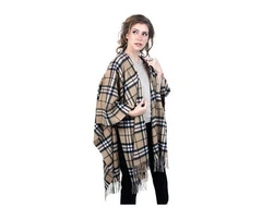 100% Pure Lambswool Tartan Capes - TCG London