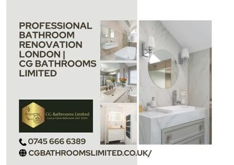 Professional Bathroom Renovation London | CG Bathrooms Limited