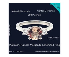 Stand Out with the Elegant & Rare Morganite Ring