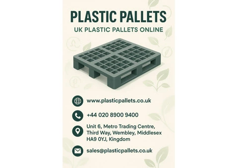 UK Plastic Pallets Online | Durable & Affordable Plastic Pallets - 3/3