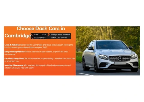Reliable Taxi Services in Cambridge