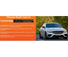 Reliable Taxi Services in Cambridge