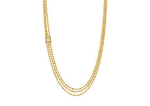 Elegant Chandra Haram Models in Gold | CMR Jewellery