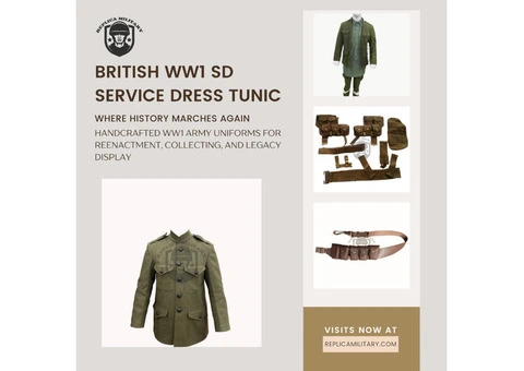 British WW1 SD Service Dress Tunic