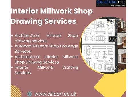 Interior Millwork Shop Drawing  Services in Bradford,UK