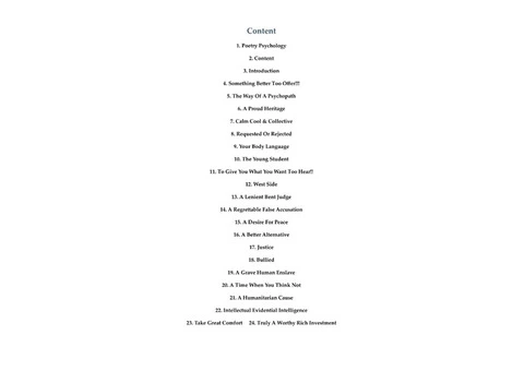 Download 'Poetry Of Humane Psychology' For Only £3.00 - 2/7