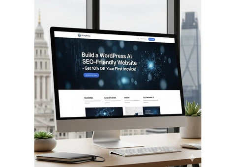 Build a WordPress AI SEO-Friendly Website in London – Get 10% Off Your First Invoice!