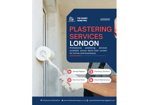 Plastering Services in North-East London: Smooth Walls, Perfect Finishes