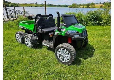 24V 6-Wheel Gator Ride-On Truck with Remote Control for Parents