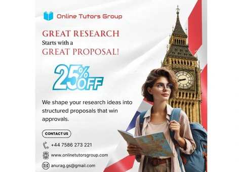 Research proposal writing service in London, UK