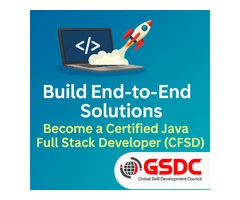 💻🚀 Build End-to-End Solutions – Become a Certified Java Full Stack Developer (CFSD)
