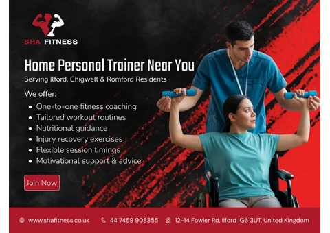 Home Personal Trainer - Serving Ilford, Chigwell & Romford