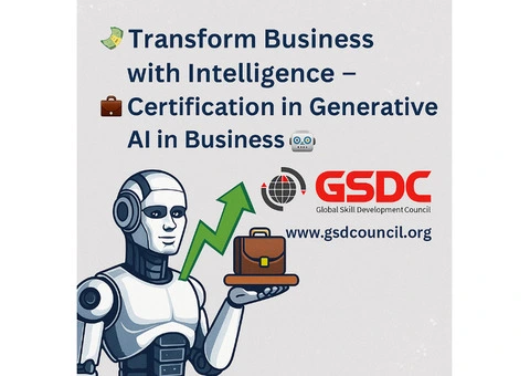 ⚡ Transform Business with Intelligence – Certification in Generative AI in Business 💼🤖