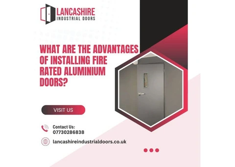 High-Quality Fire Rated Aluminium Doors with Modern Design