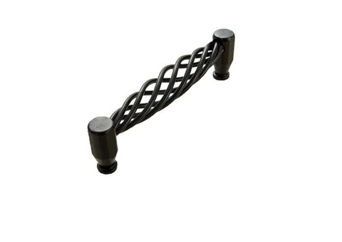 Matt Black 128mm Cabinet Door Handles Drawers & Cupboards - 5/6