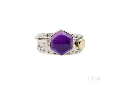 Elegant Pyrite Ring – Natural Gemstone Jewelry UK