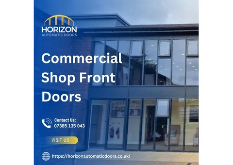 High-Quality Commercial Shop Front Doors for Businesses