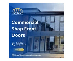 High-Quality Commercial Shop Front Doors for Businesses