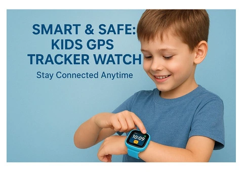 Kids GPS Smart Watch – Reliable Child Tracker for Safety & Peace of Mind