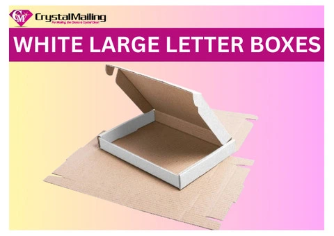 C4 Large Letter Boxes – Sturdy White C4 Letter & Mailing Boxes
