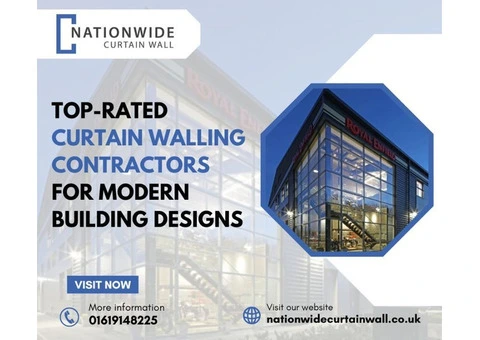 Professional Curtain Walling Contractors in London - Nationwide Curtain Wall