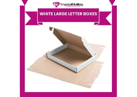 White Large Letter Boxes | Strong C6 Postal Packaging