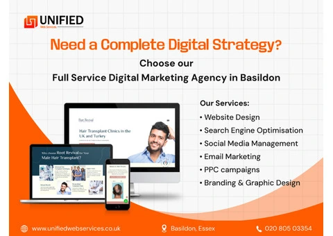 Top Digital Marketing Agency in Essex | Unified Web Services