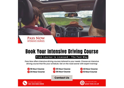 Fast-Track Your Driving Journey with Our Intensive Driving Courses