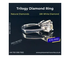 Shop Certified Trilogy Diamond Ring at Best Price in London