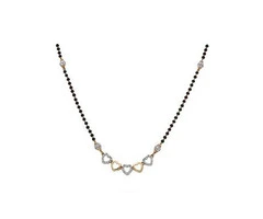 Black Beads Gold Chain Latest Designs with Price | CMR Jewellery