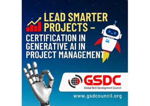 📊 Lead Smarter Projects – Certification in Generative AI in Project Management 🚀