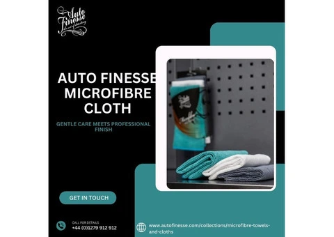 From Shine to Finish with the Auto Finesse Microfibre Cloth