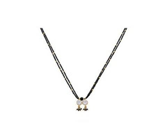 Black Beads Gold Chain Models | CMR Jewellery