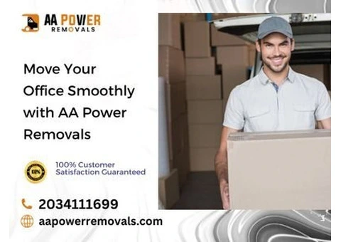 Move Your Office Smoothly with AA Power Removals