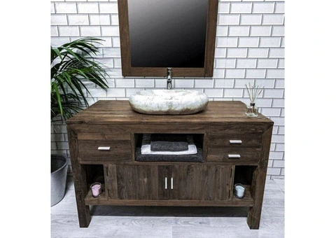 Stylish Wooden Vanity Units for Your Bathroom – The Stone Sink Company