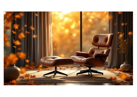 Premium Eames Lounge Chair & Ottoman Replica - 1/6