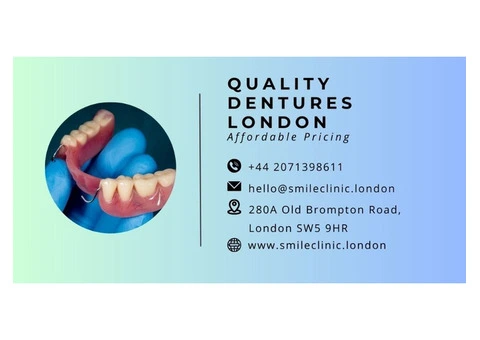 Quality Dentures London - Affordable Pricing