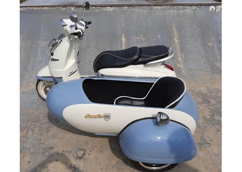 Custom Sidecar Vespa & Motor – Handcrafted by Scooter99 - 2/5