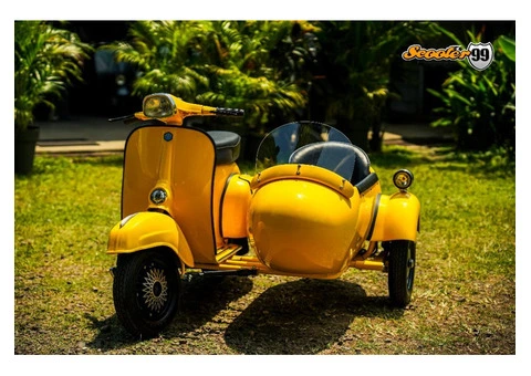 Custom Sidecar Vespa & Motor – Handcrafted by Scooter99 - 3/5