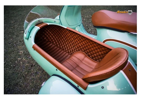 Custom Sidecar Vespa & Motor – Handcrafted by Scooter99 - 4/5