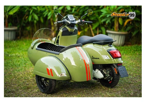 Custom Sidecar Vespa & Motor – Handcrafted by Scooter99 - 5/5